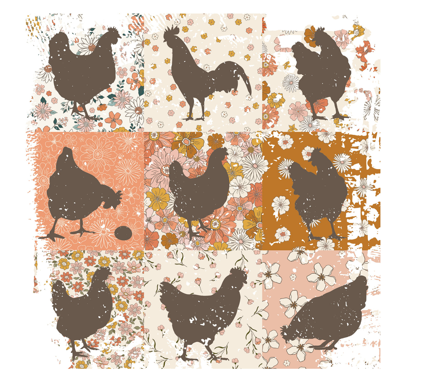 Vintage chickens