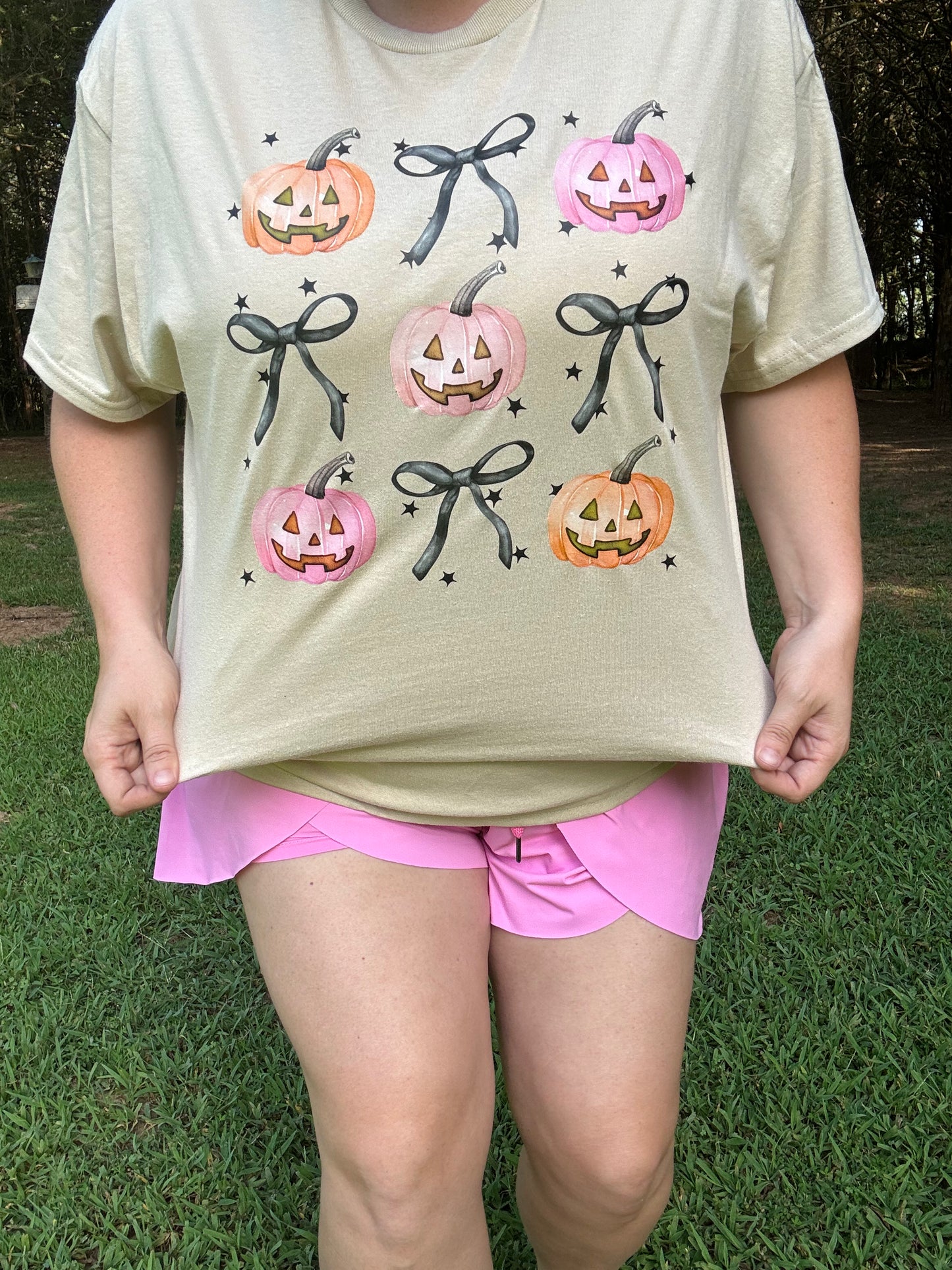 Pumpkins and bows