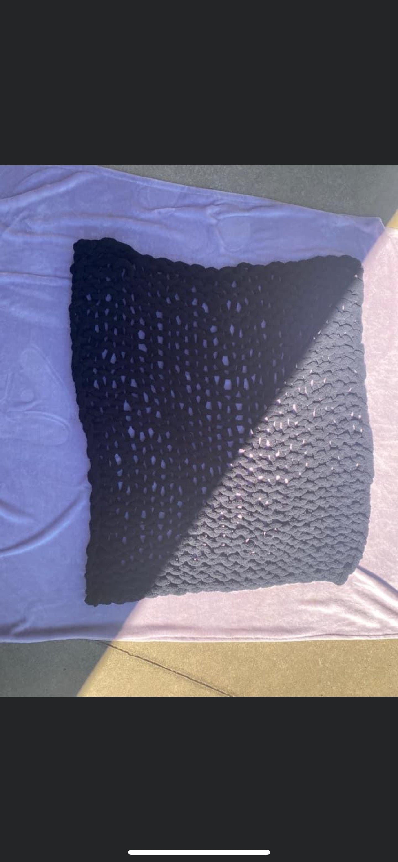 Thick Crochet Blanket