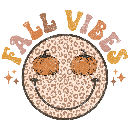 Fall Vibe pumpkin smiley