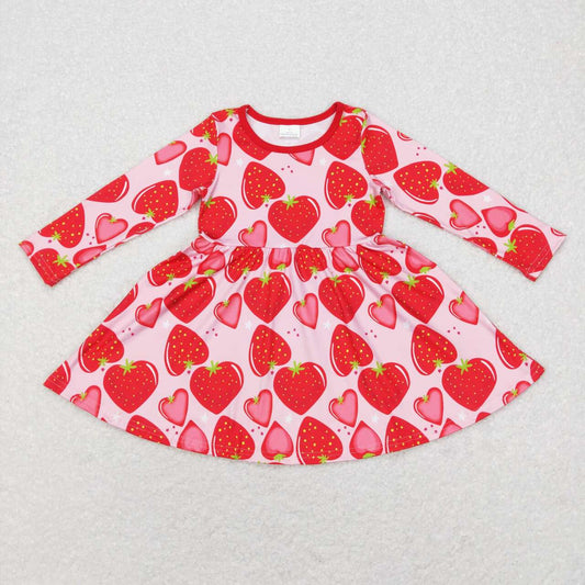 LS light pink heart dress