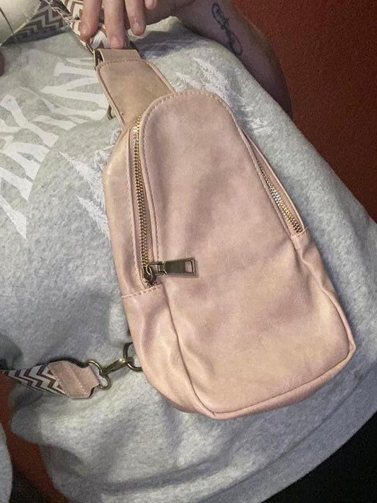 Blush sling bag