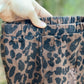 Leopard Denim Flares