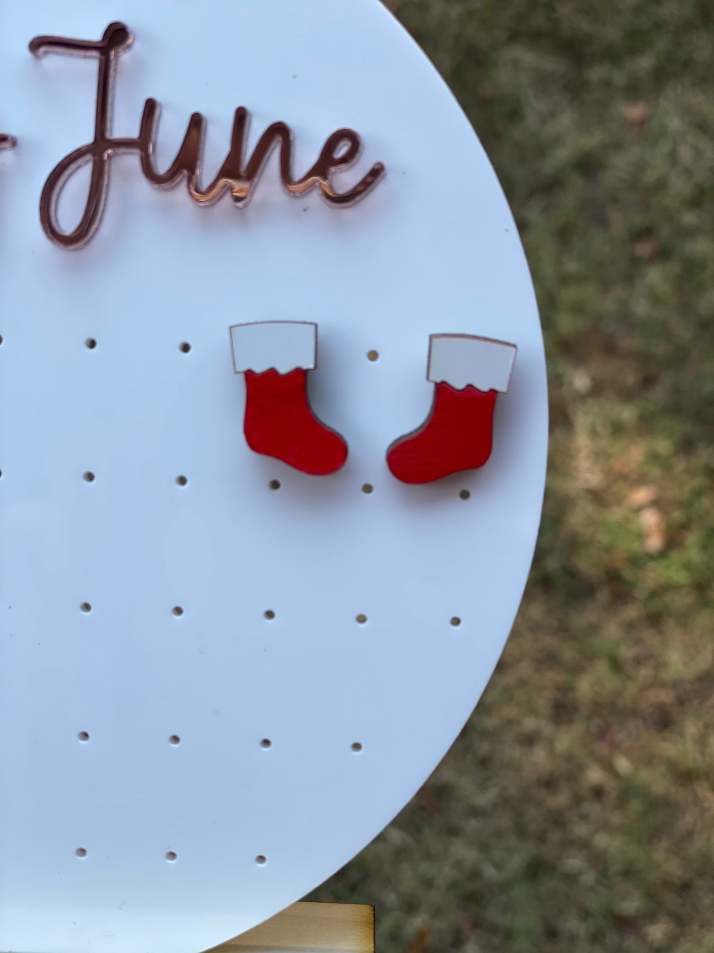 Stocking earrings
