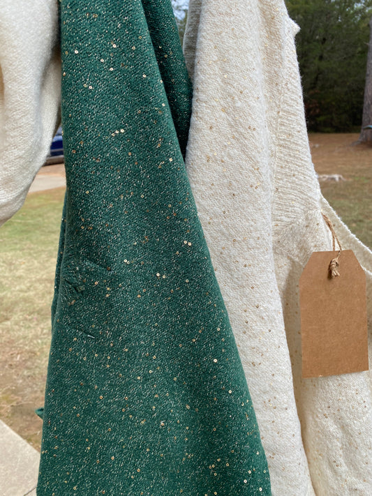 Ivory Glitter Sweater