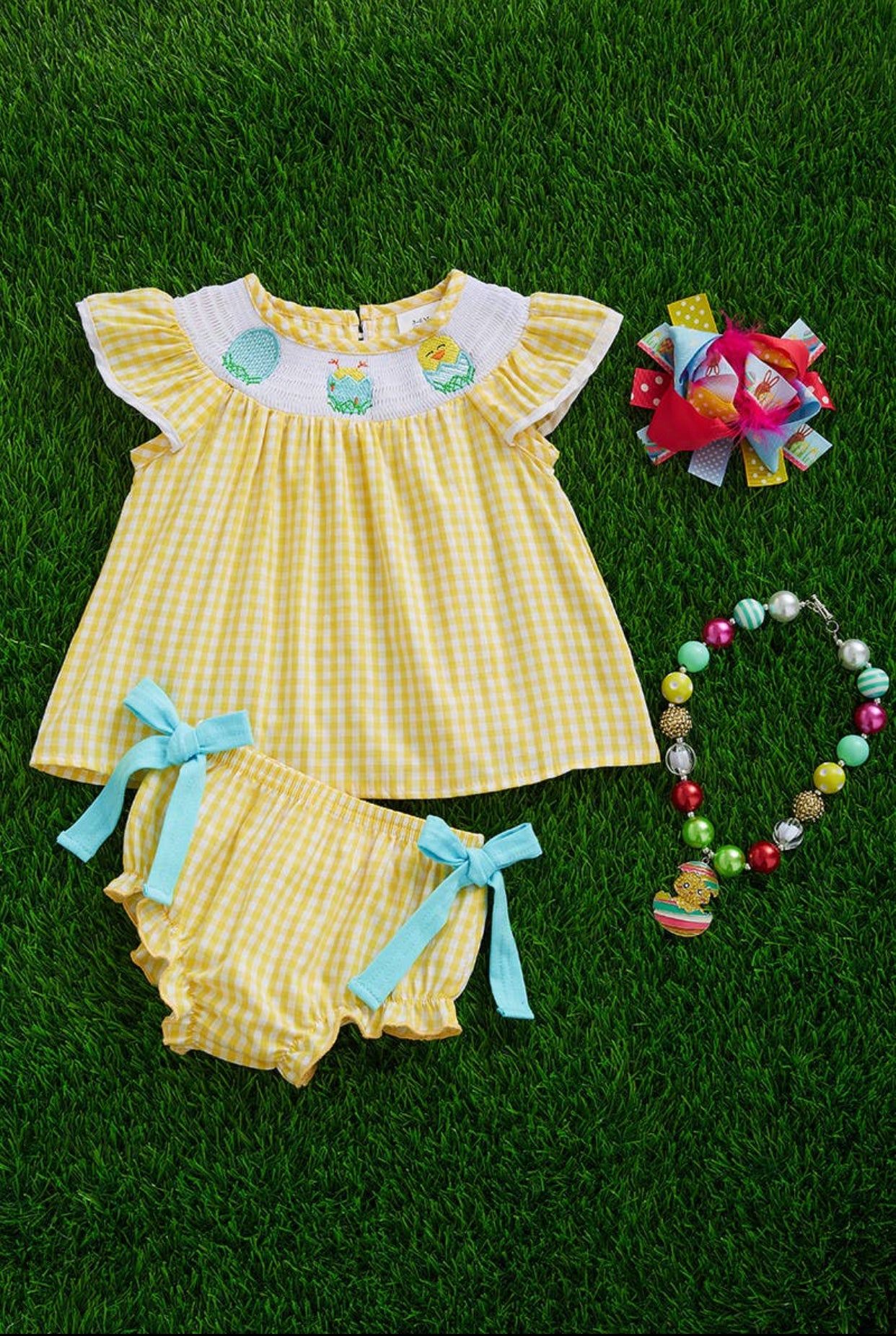 Easter smocked set