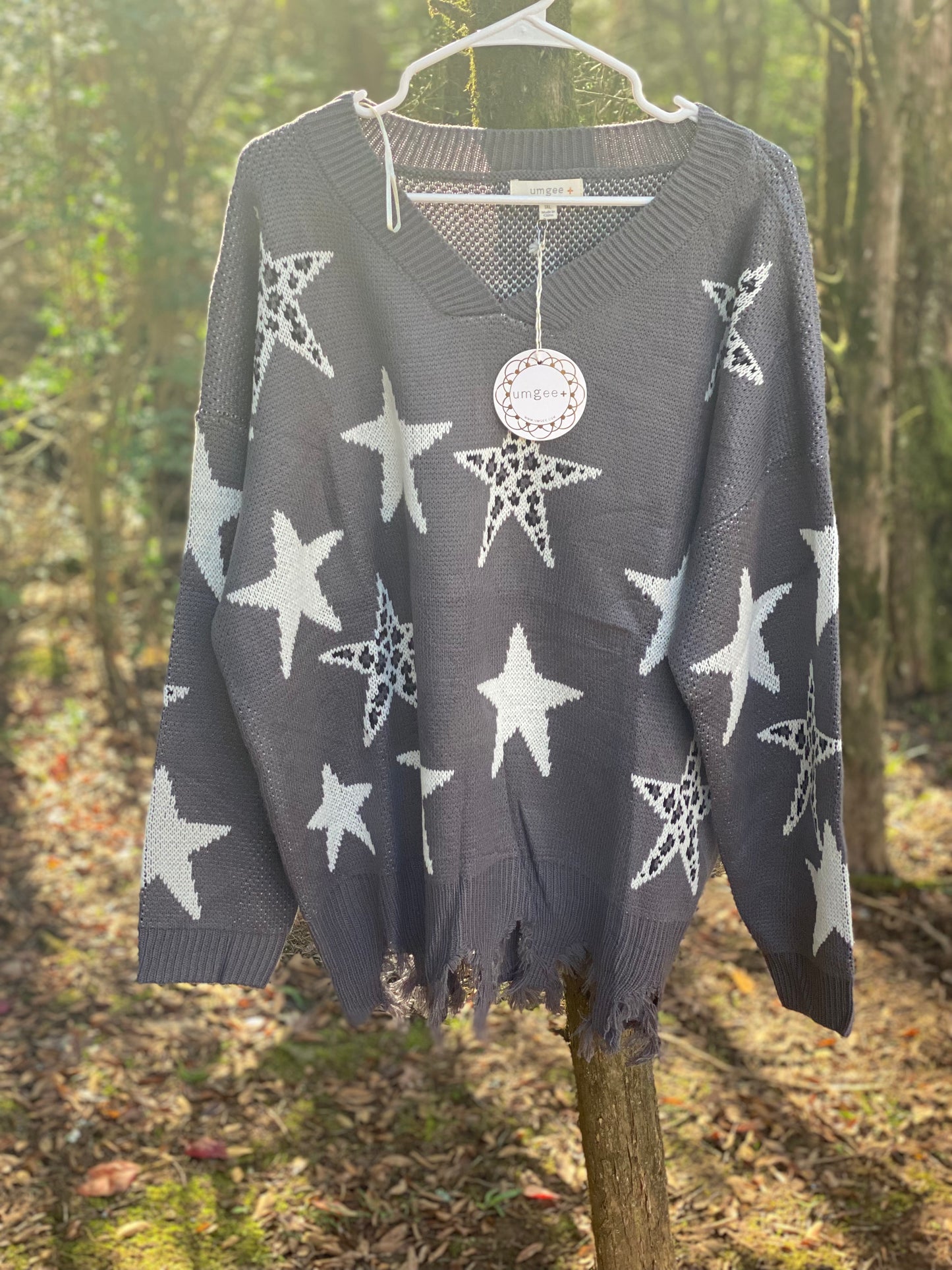 Charcoal Star Sweater
